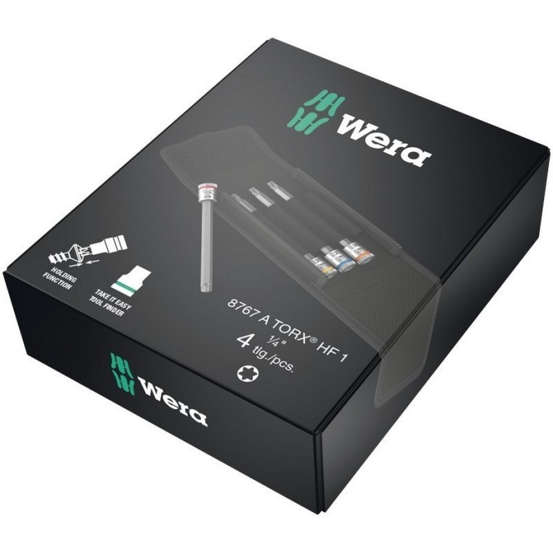 Wera 8767 A Zyklop 1/4" Lokma Torx Bits 100mm 1/4" 05003375001