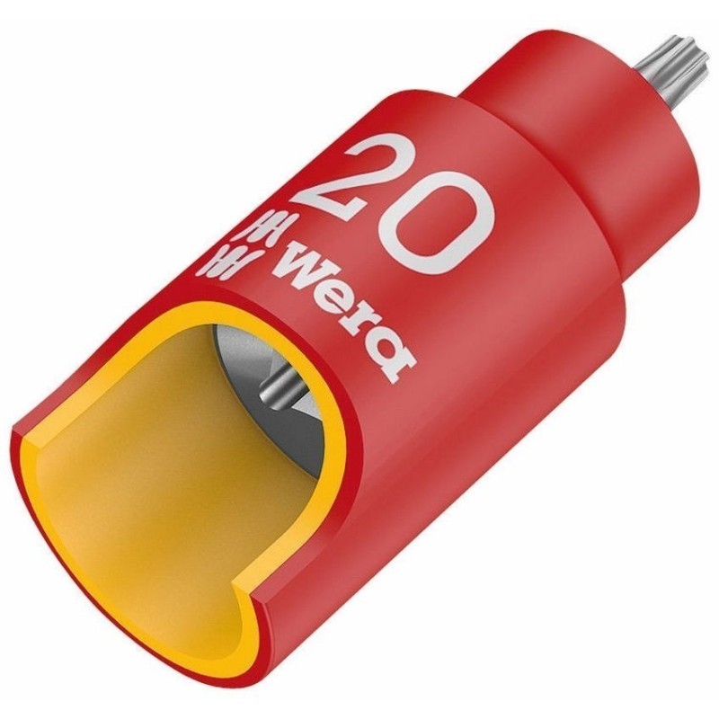 Wera 8767 B VDE HF İzole 3/8" Lokma Torx Bits TX20 05004920001