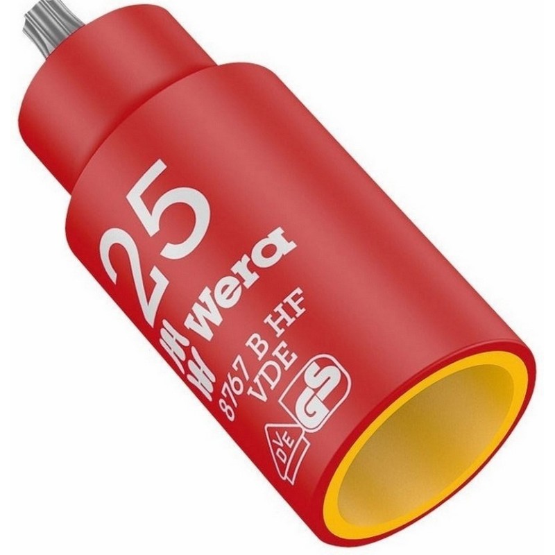 Wera 8767 B VDE HF İzole 3/8" Lokma Torx Bits TX25 05004921001