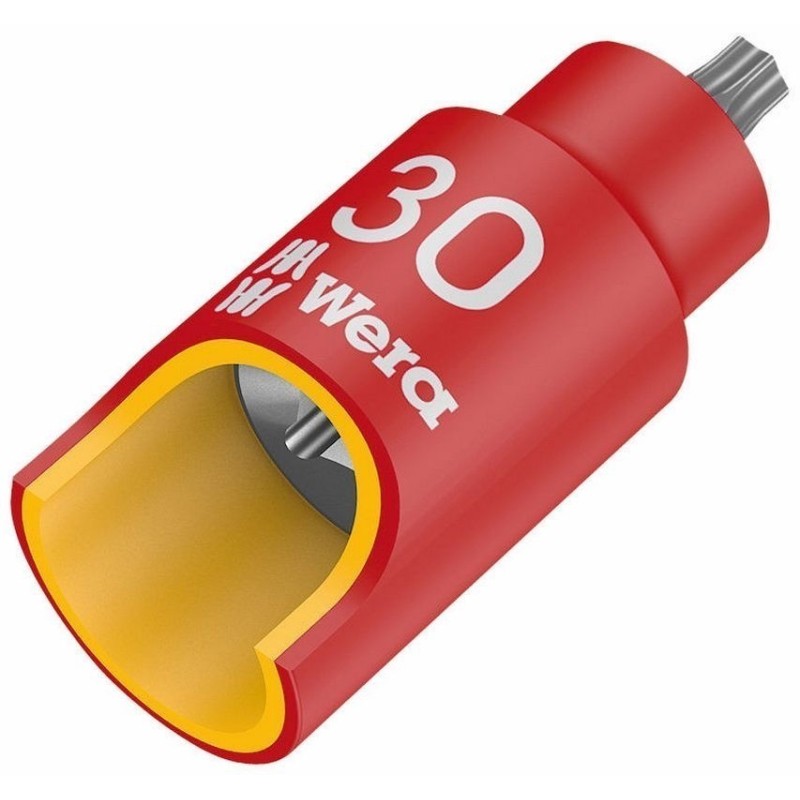 Wera 8767 B VDE HF İzole 3/8" Lokma Torx Bits TX30 05004923001