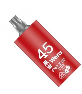 Wera 8767 B VDE HF İzole 3/8" Lokma Torx Bits TX45 05004925001