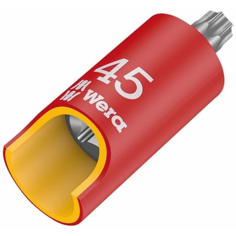 Wera 8767 B VDE HF İzole 3/8" Lokma Torx Bits TX45 05004925001