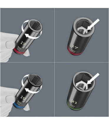 Wera 8790 C Zyklop Impaktor 1/2" Lokma 38x13mm 05004570001