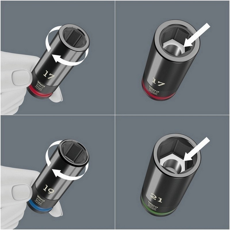 Wera 8790 C Zyklop Impaktor 1/2" Lokma 38x13mm 05004570001