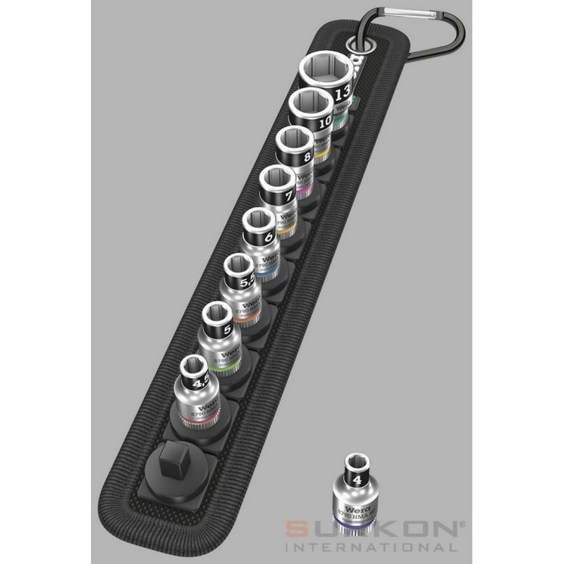 Wera 8790 HMA HF Zyklop 1/4" Lokma Seti Belt A1 05003880001