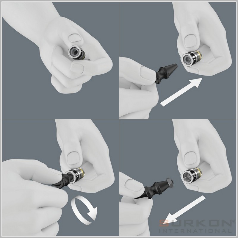 Wera 8790 HMA Zyklop 1/4" Lokma Seti Belt A4 05003883001