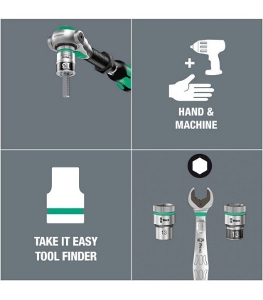 Wera 8790 HMB HF Zyklop 3/8" Lokma 29x8,0mm 05003742001