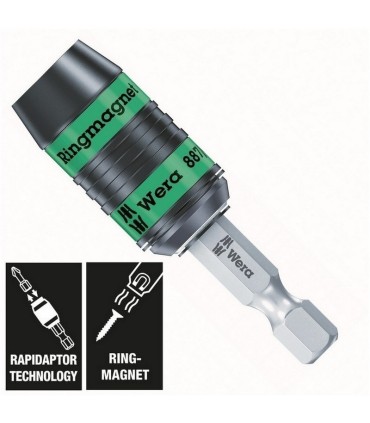 Wera 887/4 RR SB Rapidaptor Mıknatıslı Bits Tutucu 57mm 05073511001