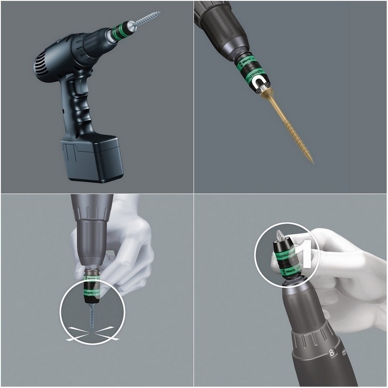 Wera 887/4 RR SB Rapidaptor Mıknatıslı Bits Tutucu 57mm 05073511001