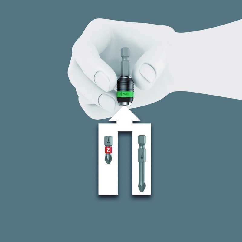 Wera 888/4/1 K Rapidaptor Bits Tutucu 50mm 05052500001