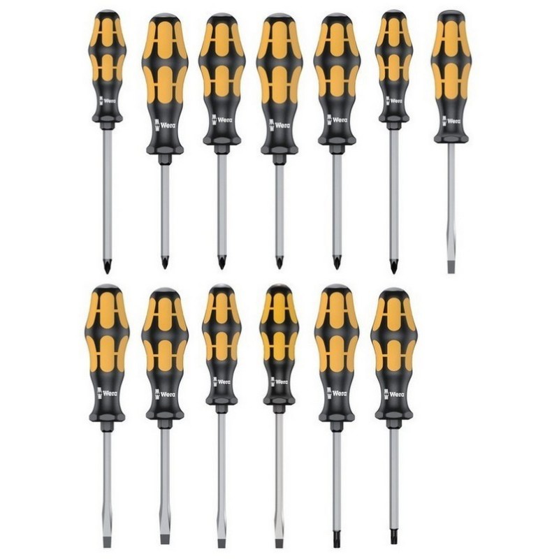 Wera 900 Chiseldriver Keski Tornavida Seti 13 Parça 05133285001