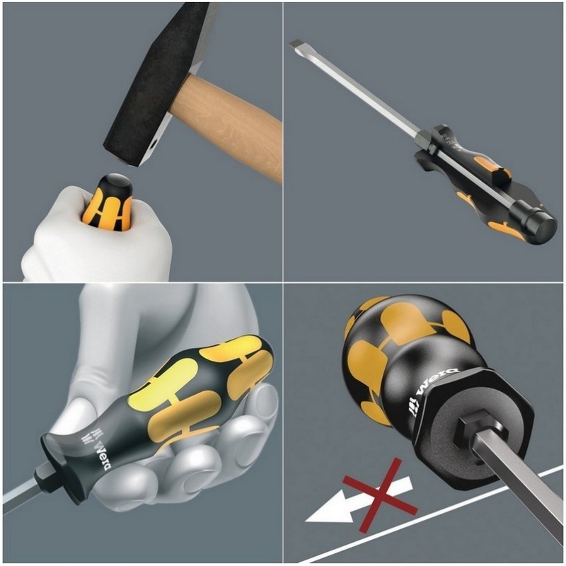 Wera 900 Chiseldriver Keski Tornavida Seti 13 Parça 05133285001