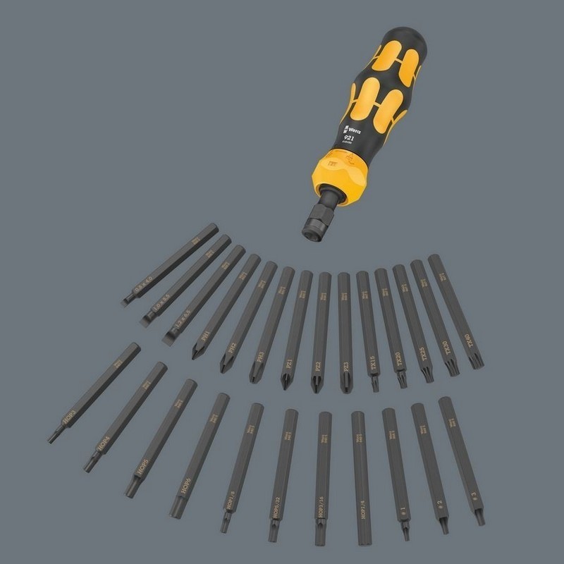 Wera 900 Darbeli Vida Sökücü Keski Tornavida Seti 05018110001