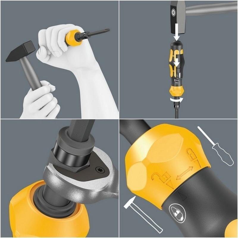 Wera 921 Darbeli Vida Sökücü Keski Tornavida 05018100001