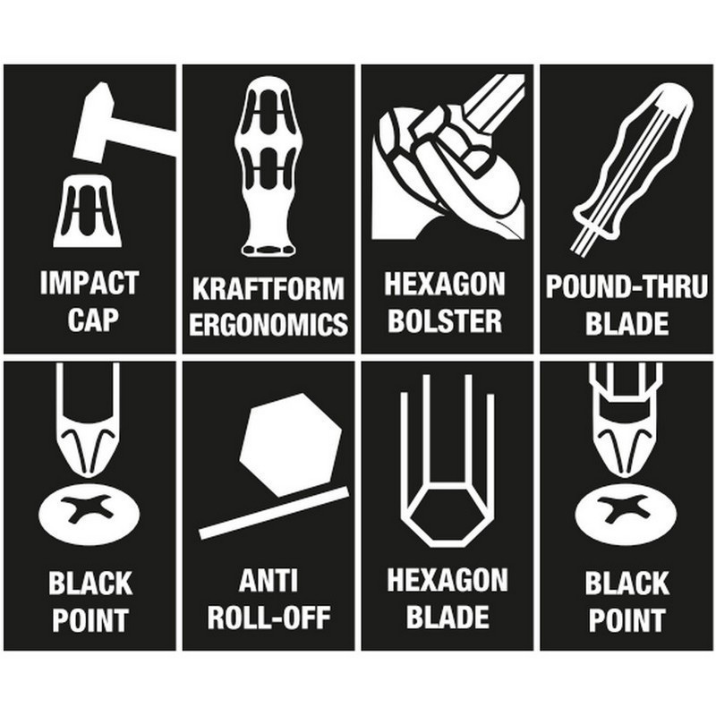 Wera 932 A Düz Keski Tornavida 80x0,6x3,5mm 05018260001