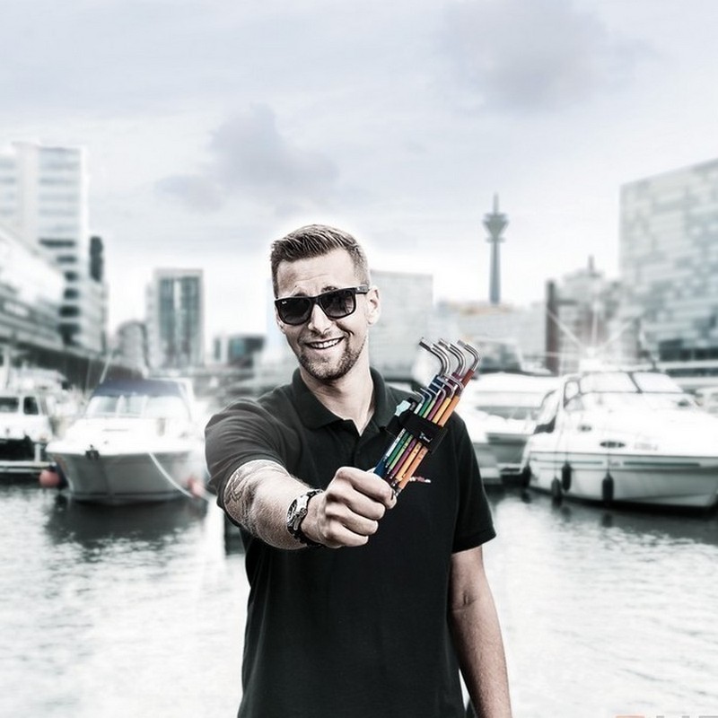 Wera 950/9 BM HexPlus 7 Blacklaser Alyan Anahtar Seti 05021737001