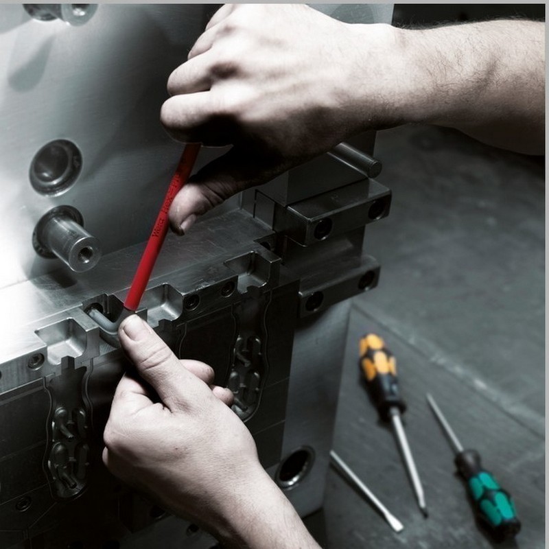 Wera 950/9 HexPlus 5 Krom Kaplı Alyan Anahtar Seti Kısa 05021406001