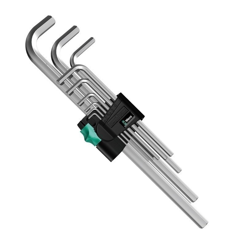 Wera 950/9 HexPlus 2 Krom Kaplı Alyan Anahtar Seti 05021909001