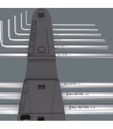Wera 950/9 L HF HexPlus Krom Uzun Alyan Seti 05022130001
