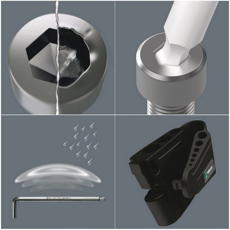 Wera 950/9 PKL SB HexPlus Krom Topbaş Alyan Seti 05073391001