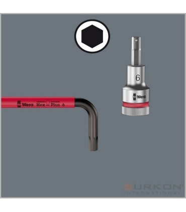 Wera 950/9 PKLS Hexplus Krom Topbaş Alyan Seti 05073594001