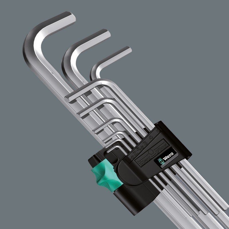 Wera 950/9 PKLS Hexplus Krom Topbaş Alyan Seti 05073594001