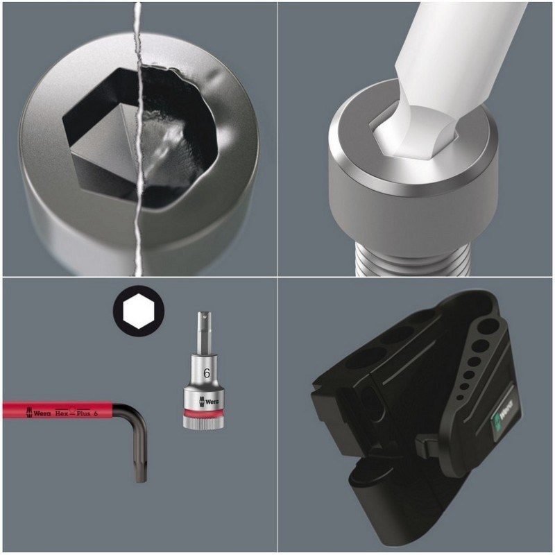 Wera 950/9 SPKL HexPlus Topbaş Renkli Alyan Seti 05022089001