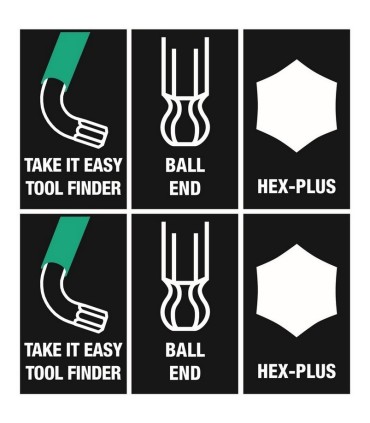 Wera 950/9 SPKL SB HexPlus Topbaş Renkli Alyan Seti 05073593001