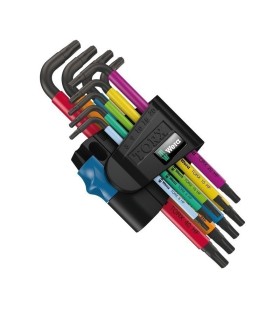 Wera 967/9 SL HF Torx Renkli Allen Anahtar Seti Kısa 05024179001