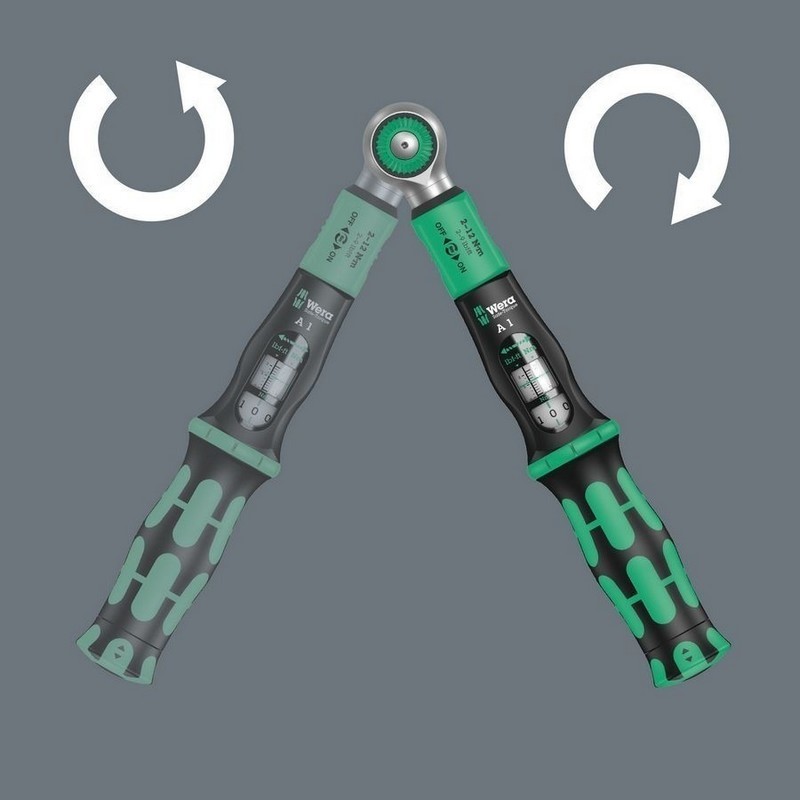 Wera Safe-Torque A1 Tork Anahtarı 2-12Nm Cırcır 1/4" Set Lokma 05075830001