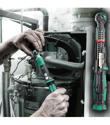 Wera Safe-Torque A1 Tork Anahtarı 2-12Nm Cırcır 1/4" Set Lokma 05075830001