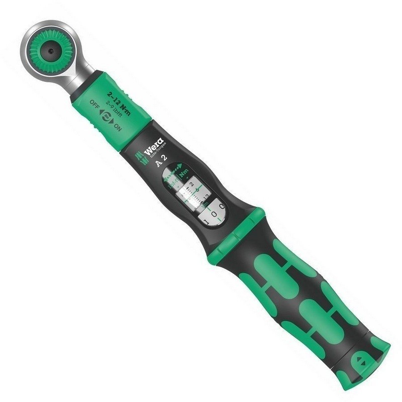 Wera Safe-Torque A2 Tork Anahtarı 2-12Nm Cırcır 1/4" Bits 05075801001