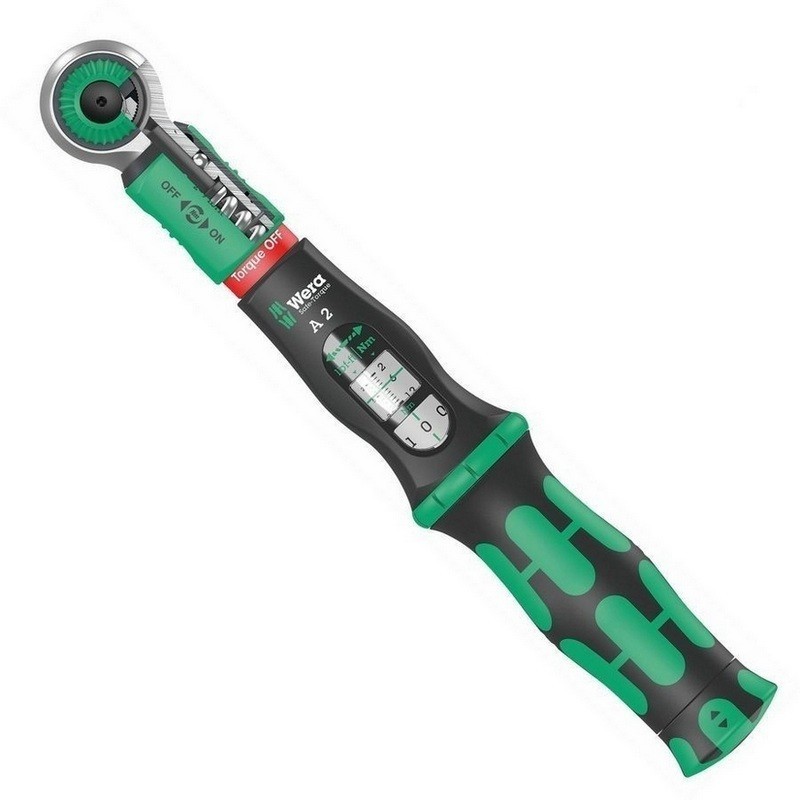 Wera Safe-Torque A2 Tork Anahtarı 2-12Nm Cırcır 1/4" Bits 05075801001
