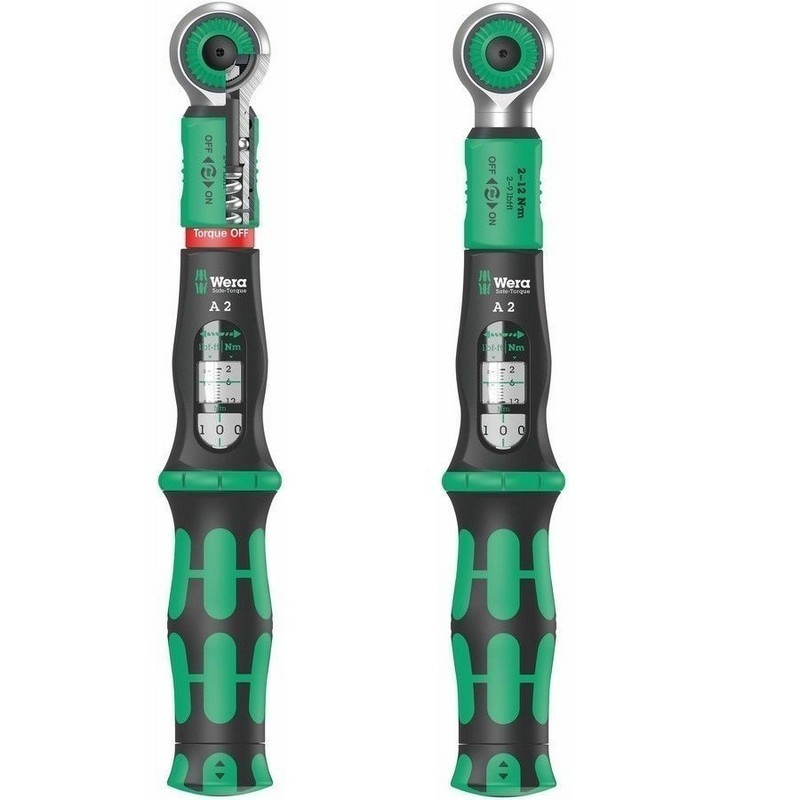 Wera Safe-Torque A2 Tork Anahtarı 2-12Nm Cırcır 1/4" Bits 05075801001