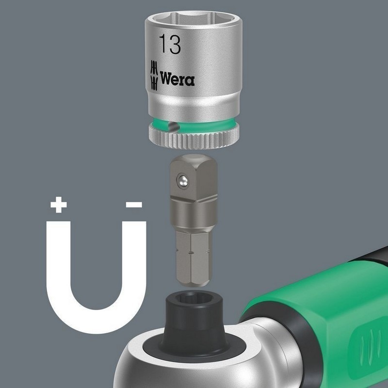 Wera Safe-Torque A2 Tork Anahtarı 2-12Nm Cırcır 1/4" Set Bits 05075832001