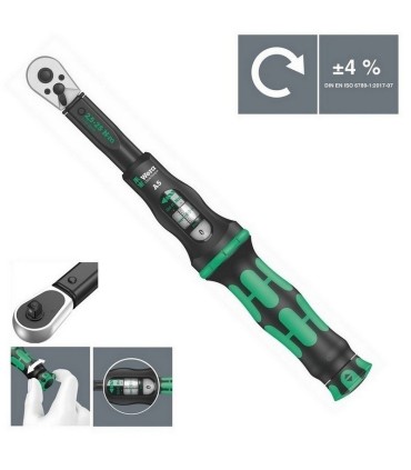 Wera Click-Torque A5 Torkmetre Seti 2,5-25Nm Cırcır 1/4" Lokma 05004180001