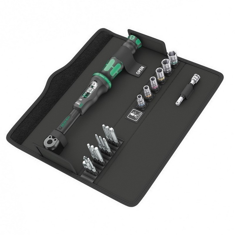 Wera Click-Torque A6 Torkmetre Set 1 2,5-25Nm Cırcır 1/4" Bits 05130110001