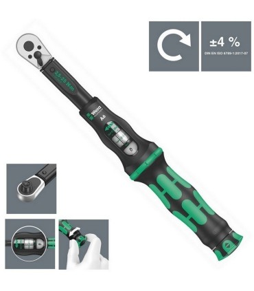 Wera Click-Torque A6 Torkmetre Set 1 2,5-25Nm Cırcır 1/4" Bits 05130110001