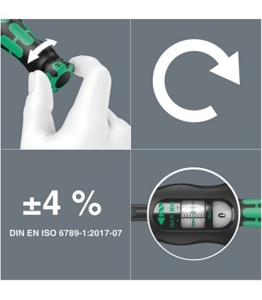 Wera Click-Torque A6 Torkmetre Set 1 2,5-25Nm Cırcır 1/4" Bits 05130110001