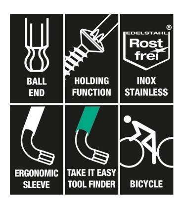 Wera Bisiklet 4 HexPlus Torx Allen Anahtar Seti 9P 05004173001