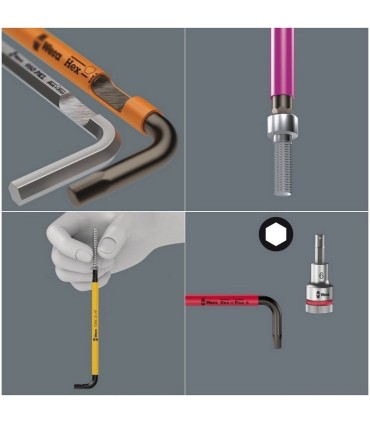 Wera Bisiklet 4 HexPlus Torx Allen Anahtar Seti 9P 05004173001