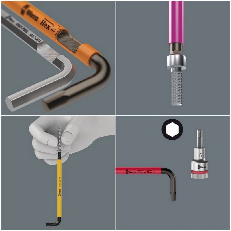 Wera Bisiklet 4 HexPlus Torx Allen Anahtar Seti 9P 05004173001