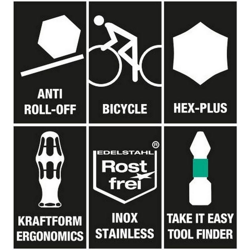 Wera Bisiklet Tamir Tornavida Bits Seti 5 05004185001