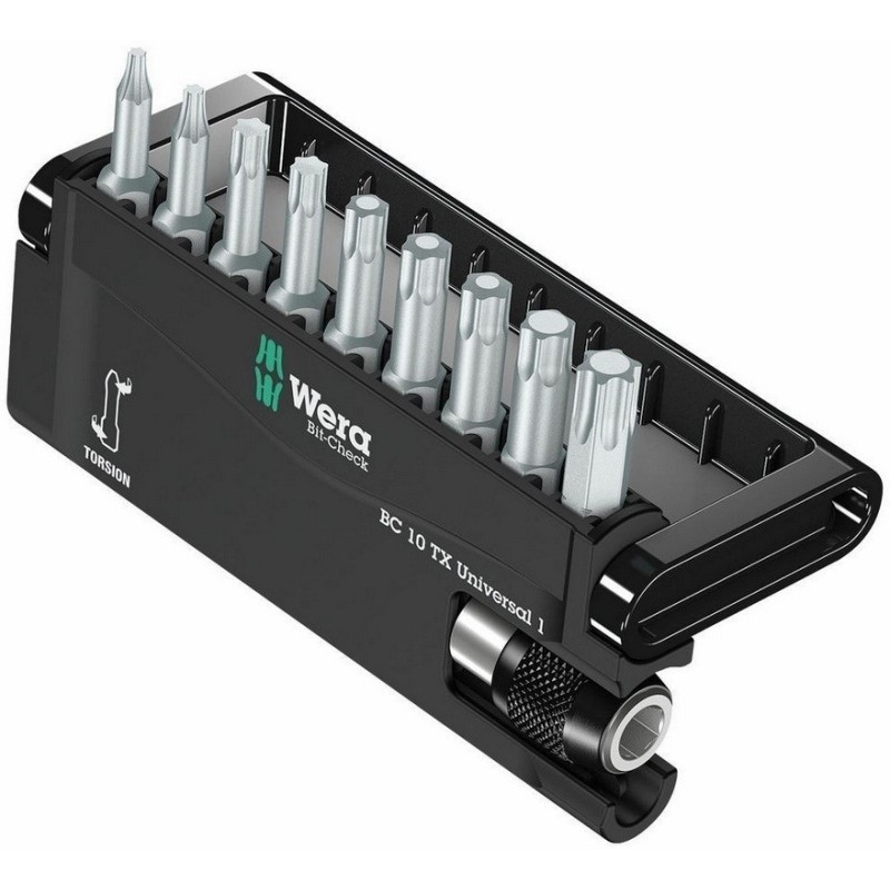 Wera Bit-Check 10 Torx Universal 1 Bits Seti 05056164001