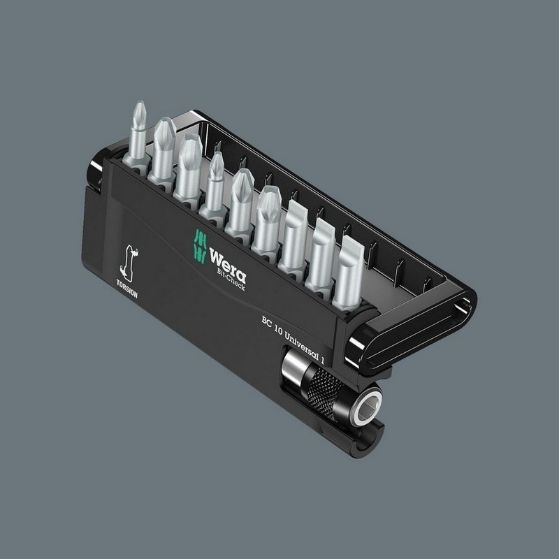 Wera Bit-Check 10 Universal 1 Torsion Bits Seti 05056161001