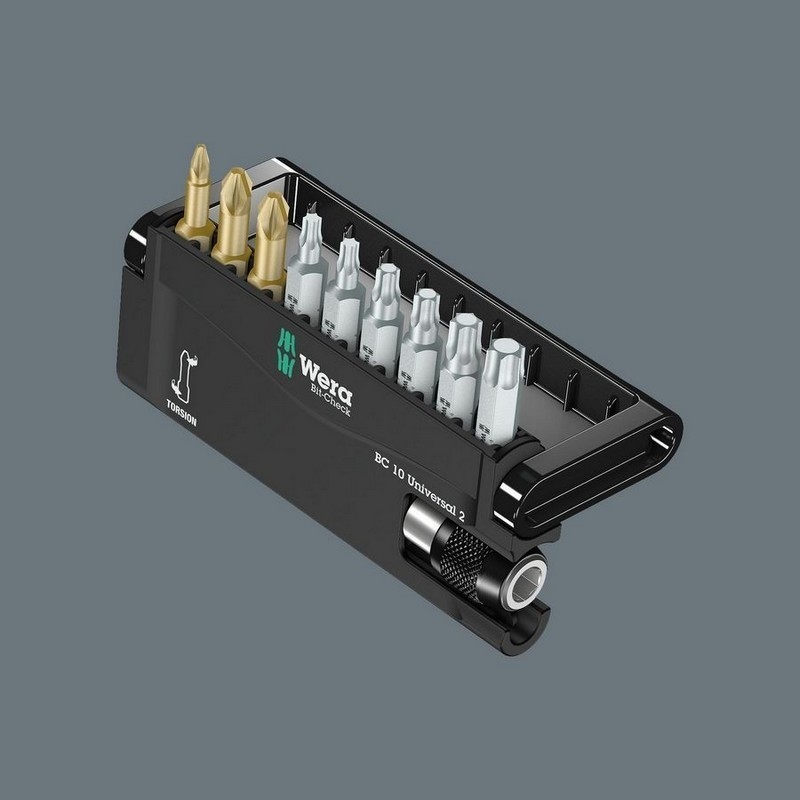 Wera Bit-Check 10 Universal 2 Bits Seti 05134200001