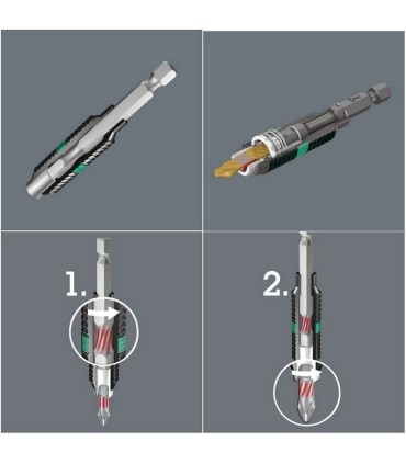 Wera Bit-Check 10 Universal 3 Bits Seti 05056375001
