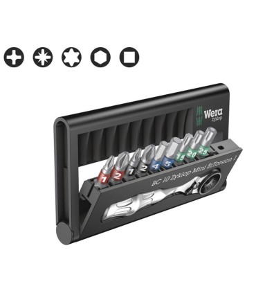 Wera Bit-Check 10 Zyklop Cırcırlı Bitorsion 1 Bits Seti 05057418001