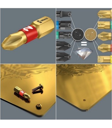 Wera Bit-Check 12 Diamond 1 Bitorsion Bits Seti 05057421001
