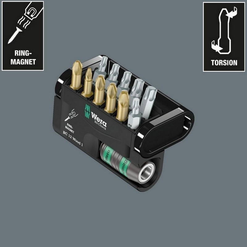 Wera Bit-Check 12 Mobilya 1 Bits Seti 05057423001